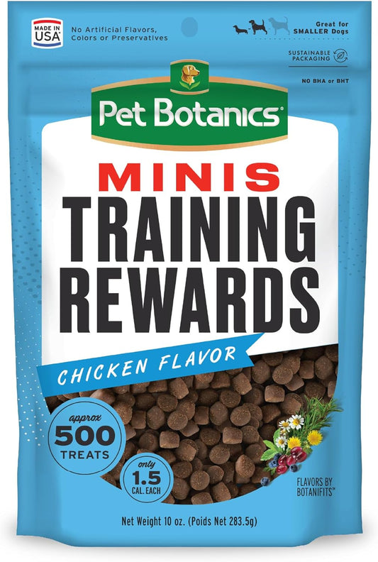 Training Rewards Mini Soft & Chewy Dog Treats, Chicken, 10 Oz